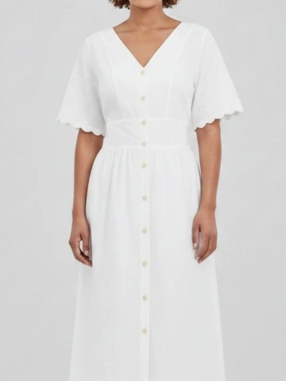Alex Mill  V-Neck Midi Length Dress w/ Tags